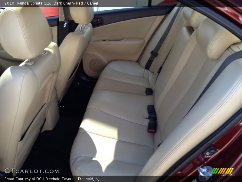 Dark Cherry Red / Camel 2010 Hyundai Sonata GLS