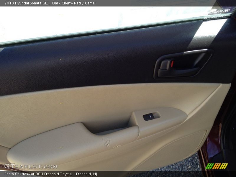 Dark Cherry Red / Camel 2010 Hyundai Sonata GLS