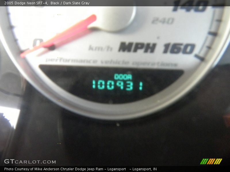 Black / Dark Slate Gray 2005 Dodge Neon SRT-4