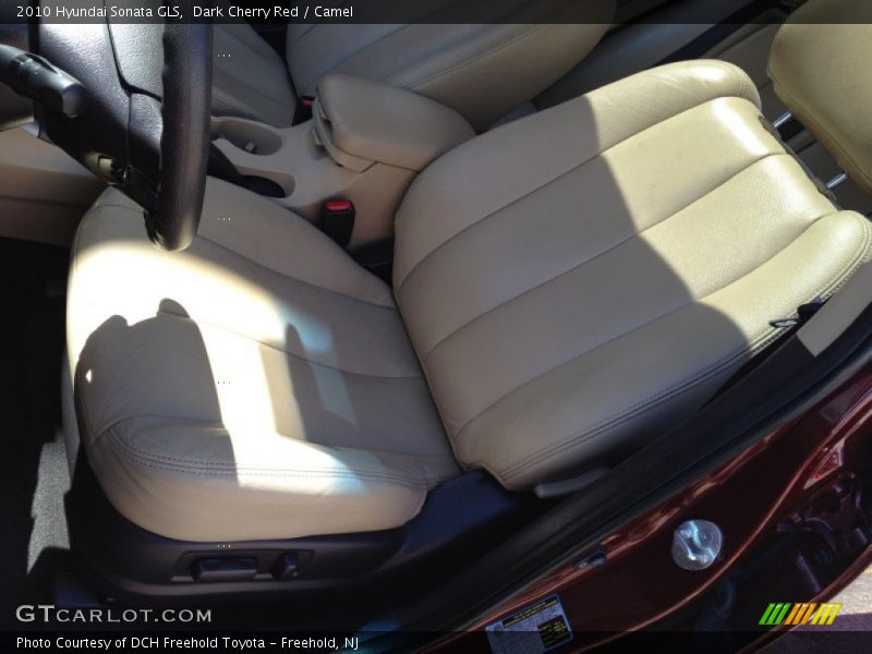 Dark Cherry Red / Camel 2010 Hyundai Sonata GLS