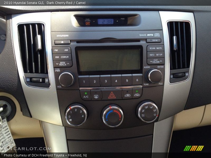 Dark Cherry Red / Camel 2010 Hyundai Sonata GLS