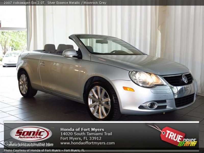Silver Essence Metallic / Moonrock Grey 2007 Volkswagen Eos 2.0T