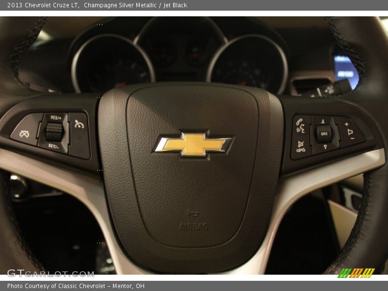 Champagne Silver Metallic / Jet Black 2013 Chevrolet Cruze LT