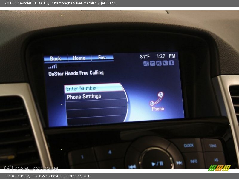 Champagne Silver Metallic / Jet Black 2013 Chevrolet Cruze LT