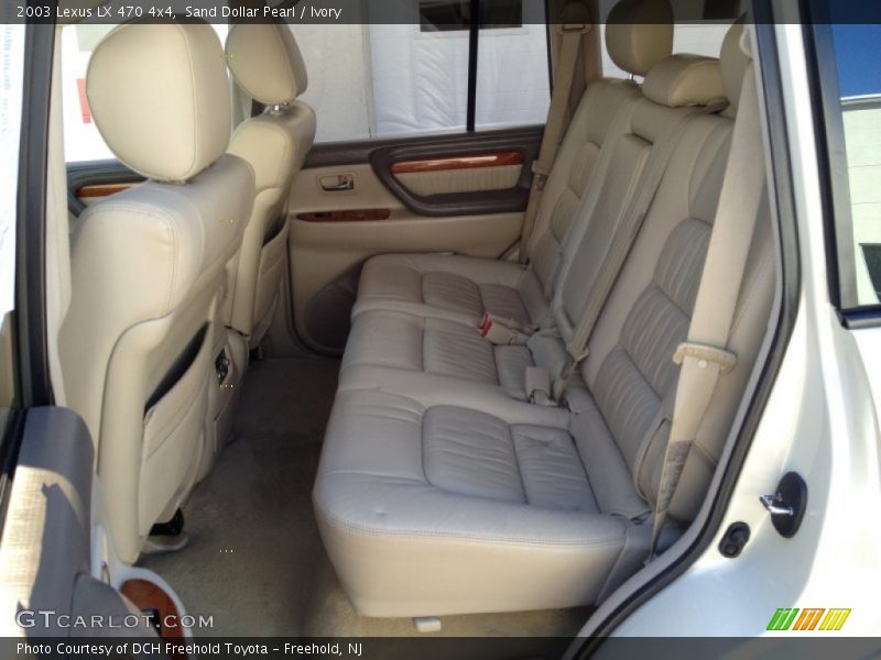 Rear Seat of 2003 LX 470 4x4