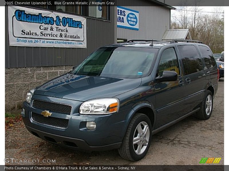 Blue Granite Metallic / Medium Gray 2005 Chevrolet Uplander LS