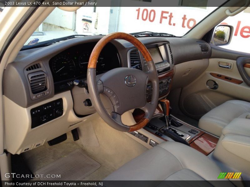 Sand Dollar Pearl / Ivory 2003 Lexus LX 470 4x4
