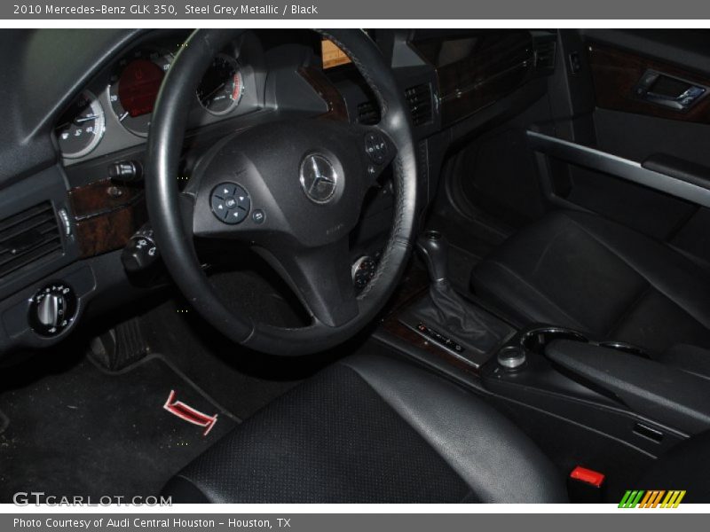 Steel Grey Metallic / Black 2010 Mercedes-Benz GLK 350