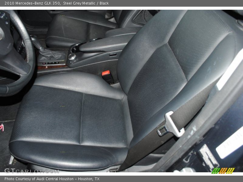 Steel Grey Metallic / Black 2010 Mercedes-Benz GLK 350