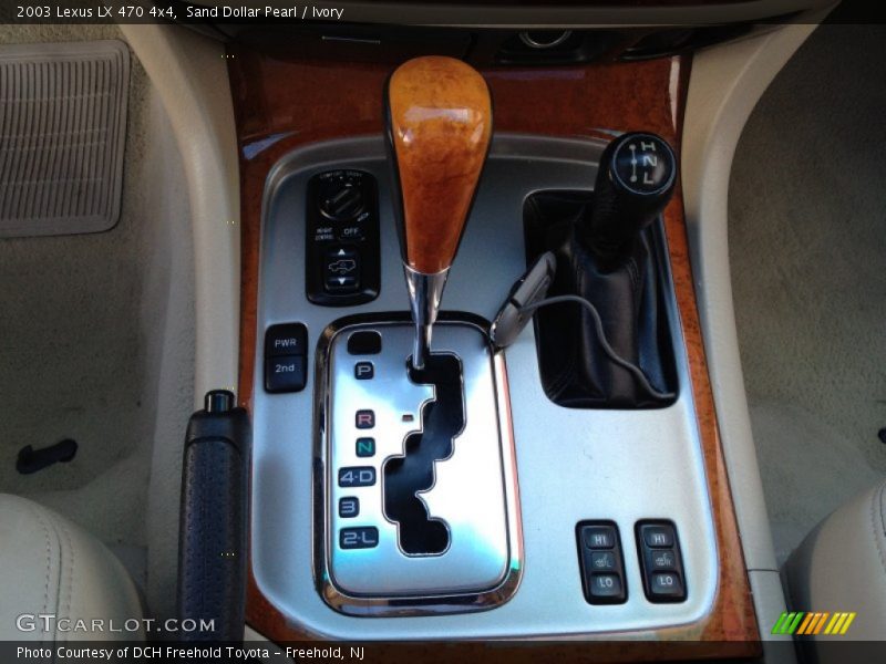  2003 LX 470 4x4 5 Speed Automatic Shifter
