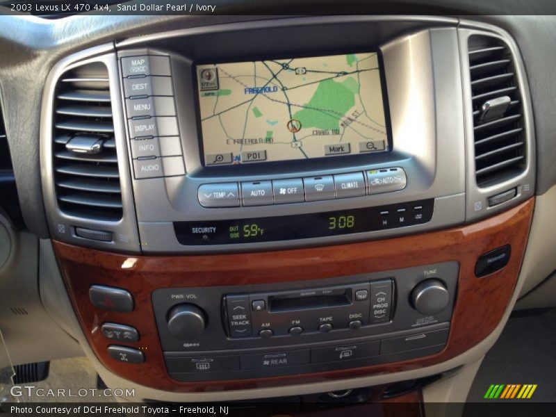 Controls of 2003 LX 470 4x4