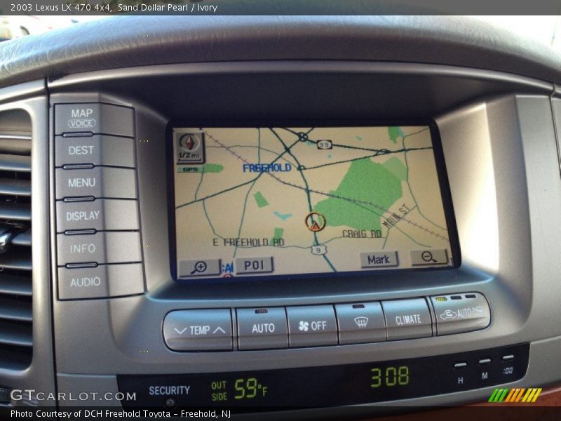 Navigation of 2003 LX 470 4x4