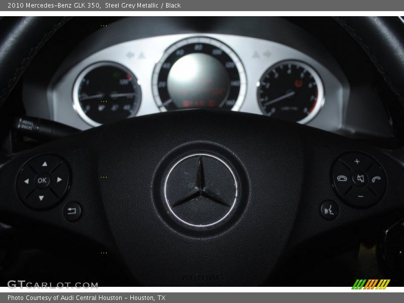 Steel Grey Metallic / Black 2010 Mercedes-Benz GLK 350