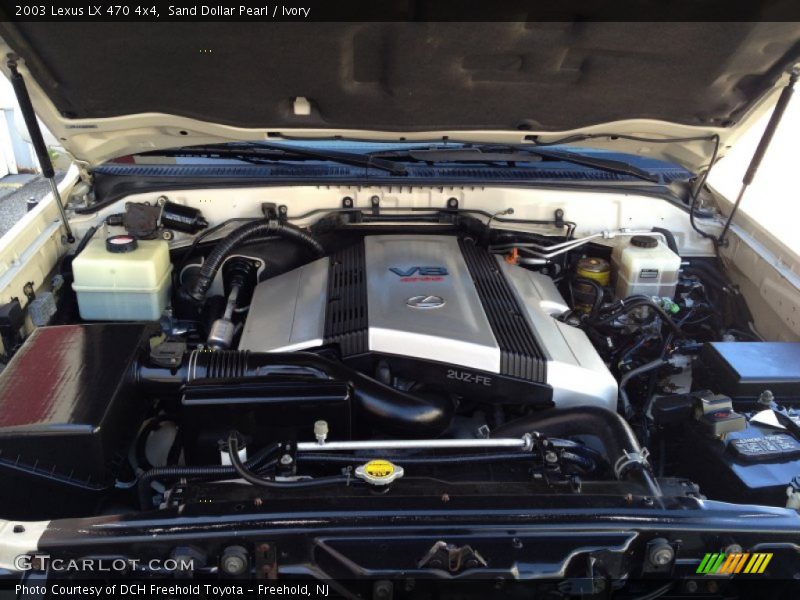  2003 LX 470 4x4 Engine - 4.7 Liter DOHC 32-Valve V8