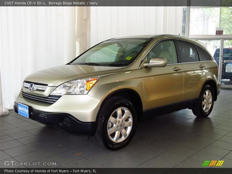Borrego Beige Metallic / Ivory 2007 Honda CR-V EX-L
