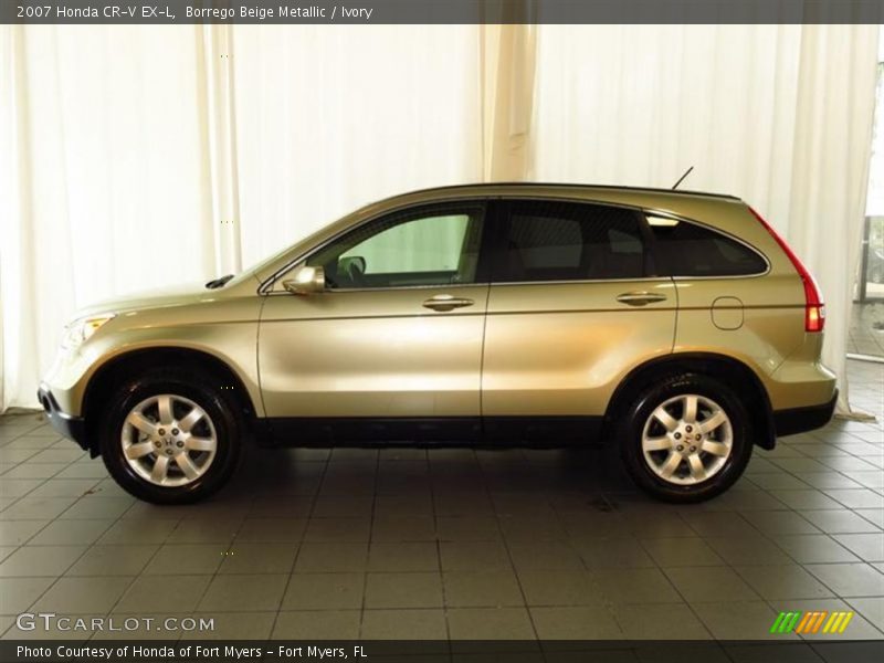 Borrego Beige Metallic / Ivory 2007 Honda CR-V EX-L