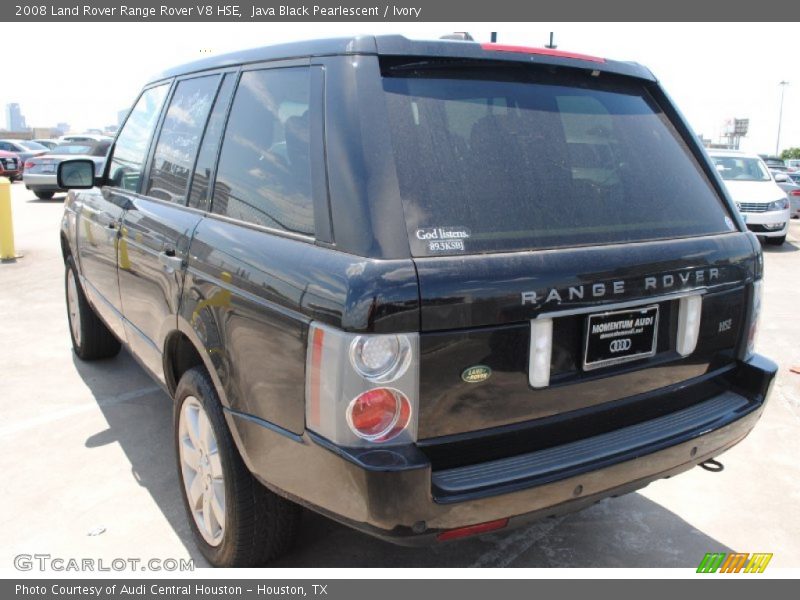 Java Black Pearlescent / Ivory 2008 Land Rover Range Rover V8 HSE