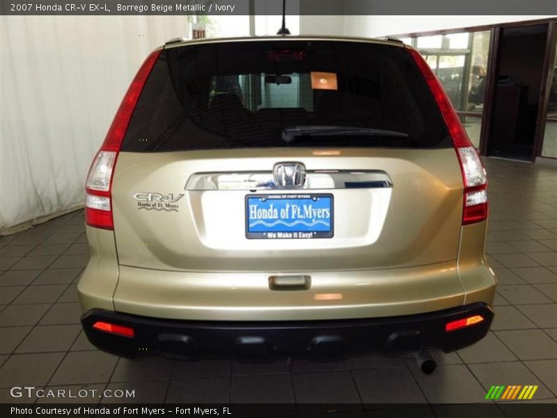 Borrego Beige Metallic / Ivory 2007 Honda CR-V EX-L