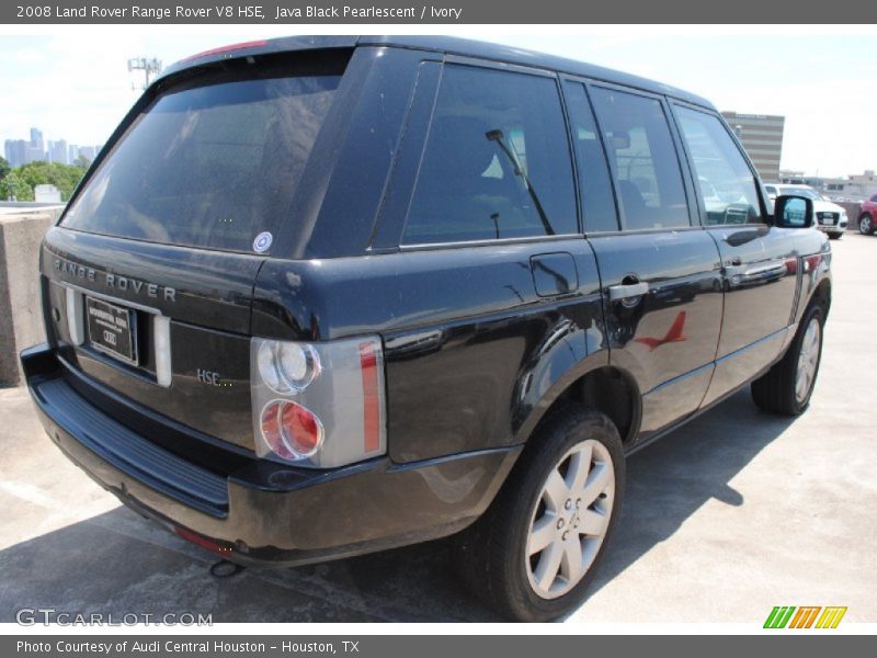Java Black Pearlescent / Ivory 2008 Land Rover Range Rover V8 HSE