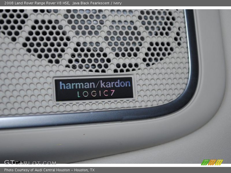Java Black Pearlescent / Ivory 2008 Land Rover Range Rover V8 HSE