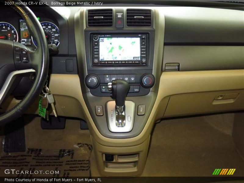 Borrego Beige Metallic / Ivory 2007 Honda CR-V EX-L
