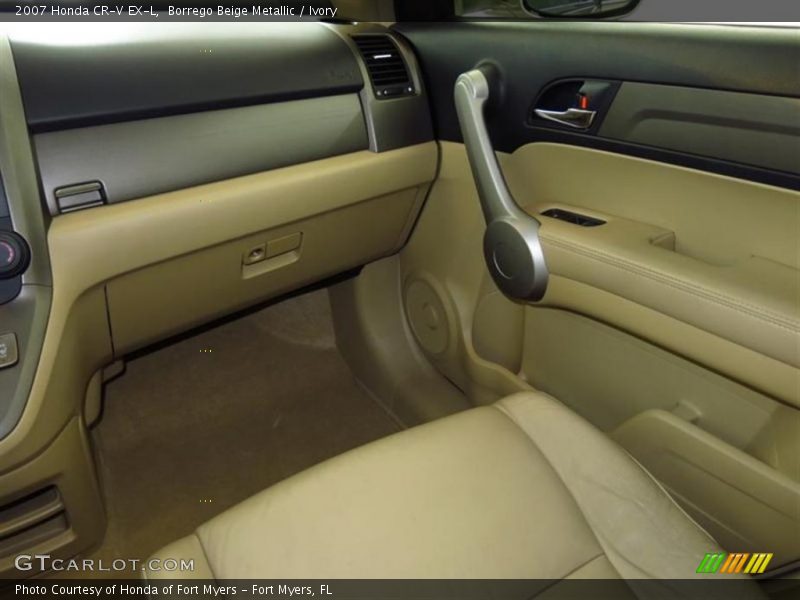 Borrego Beige Metallic / Ivory 2007 Honda CR-V EX-L