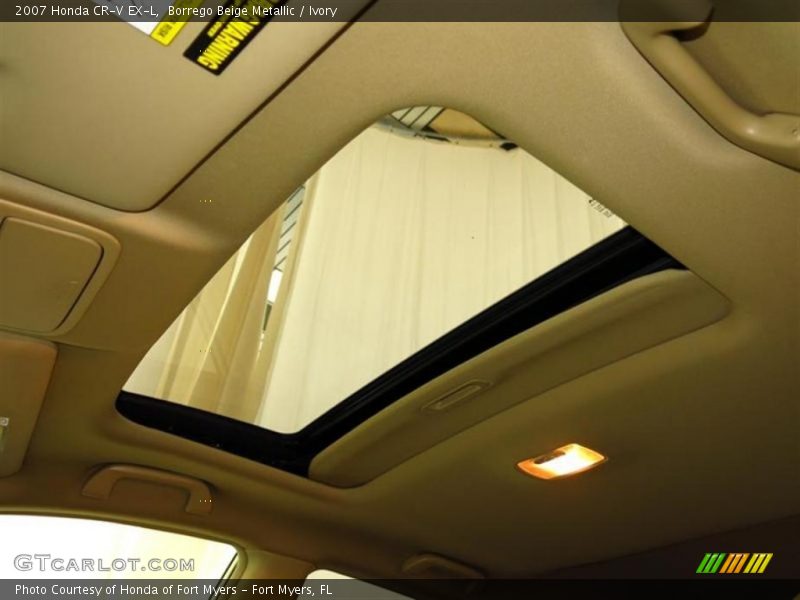 Borrego Beige Metallic / Ivory 2007 Honda CR-V EX-L