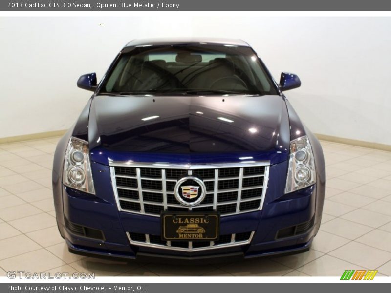 Opulent Blue Metallic / Ebony 2013 Cadillac CTS 3.0 Sedan