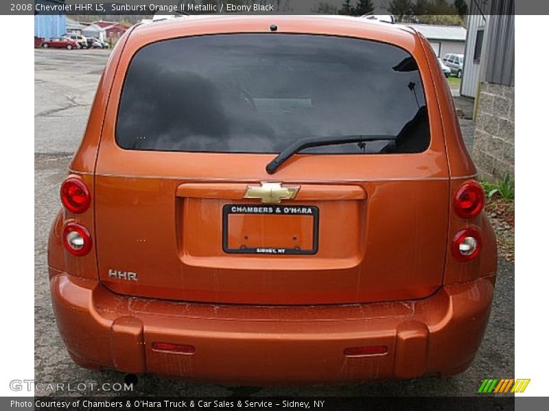 Sunburst Orange II Metallic / Ebony Black 2008 Chevrolet HHR LS