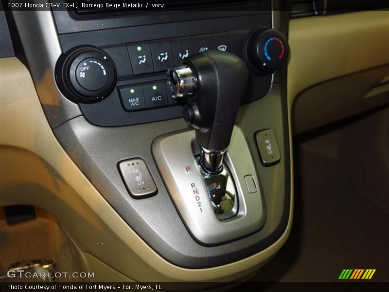 Borrego Beige Metallic / Ivory 2007 Honda CR-V EX-L