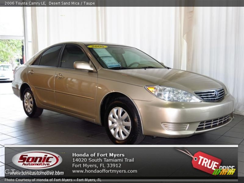Desert Sand Mica / Taupe 2006 Toyota Camry LE