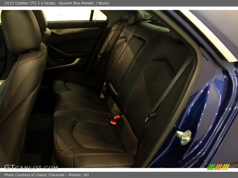 Opulent Blue Metallic / Ebony 2013 Cadillac CTS 3.0 Sedan