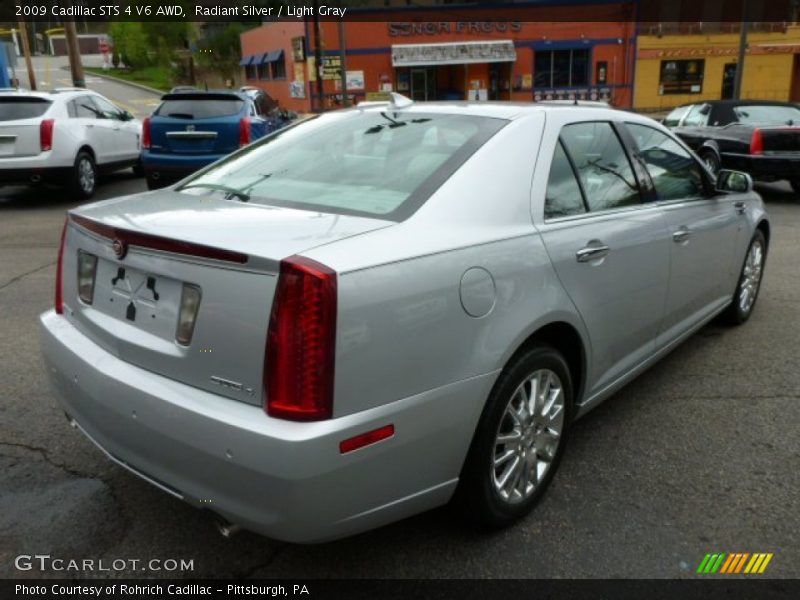 Radiant Silver / Light Gray 2009 Cadillac STS 4 V6 AWD