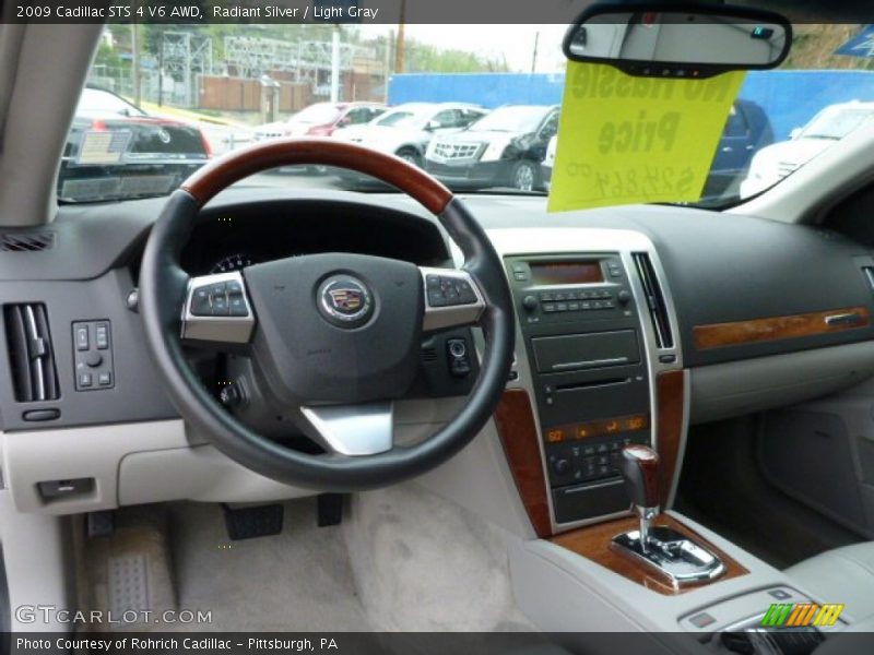 Radiant Silver / Light Gray 2009 Cadillac STS 4 V6 AWD