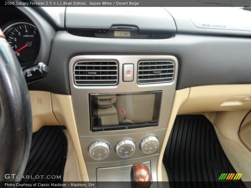 Aspen White / Desert Beige 2006 Subaru Forester 2.5 X L.L.Bean Edition