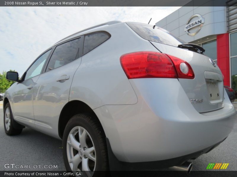 Silver Ice Metallic / Gray 2008 Nissan Rogue SL