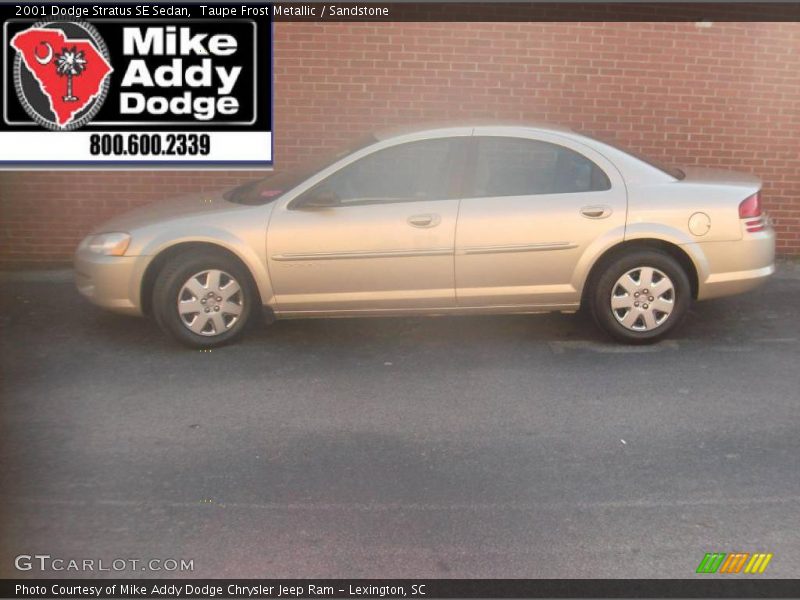 Taupe Frost Metallic / Sandstone 2001 Dodge Stratus SE Sedan