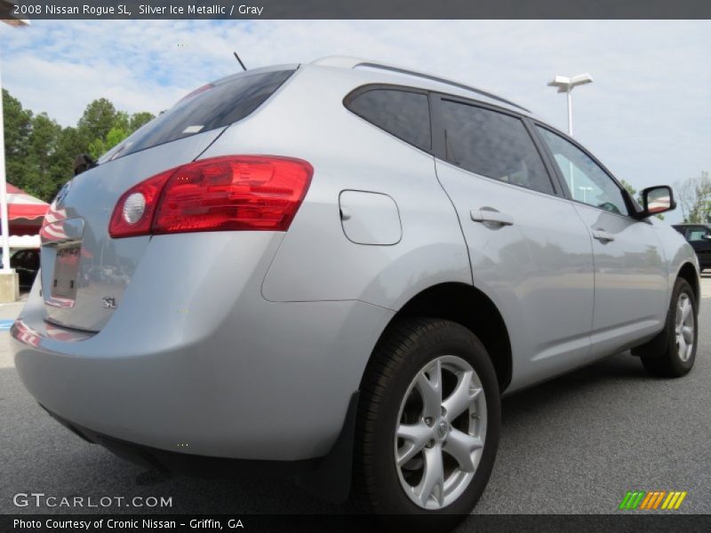 Silver Ice Metallic / Gray 2008 Nissan Rogue SL