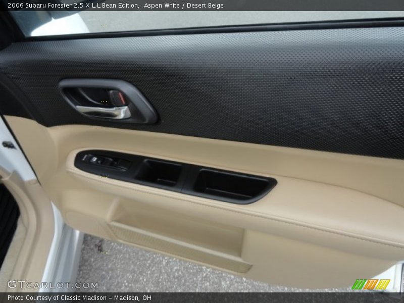 Aspen White / Desert Beige 2006 Subaru Forester 2.5 X L.L.Bean Edition