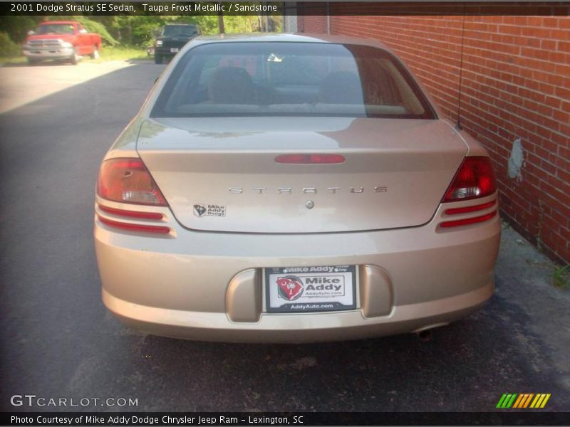 Taupe Frost Metallic / Sandstone 2001 Dodge Stratus SE Sedan