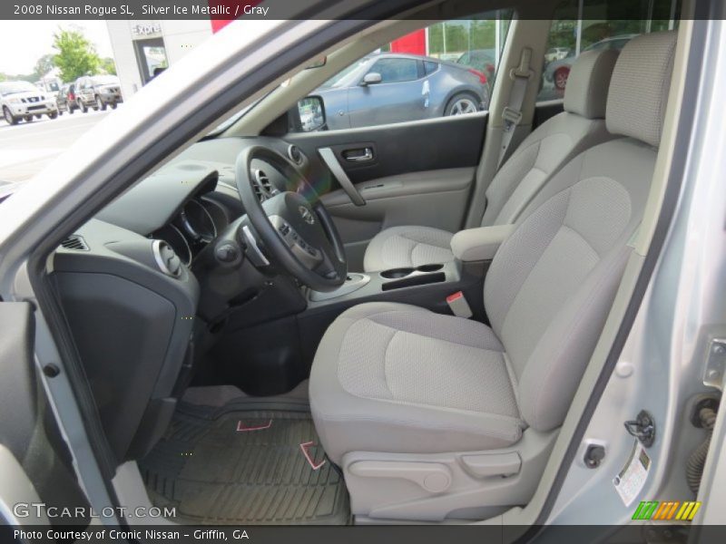 Silver Ice Metallic / Gray 2008 Nissan Rogue SL