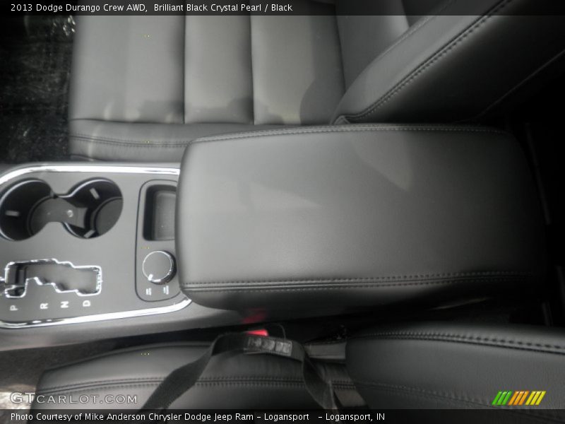 Brilliant Black Crystal Pearl / Black 2013 Dodge Durango Crew AWD