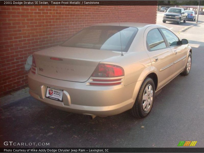 Taupe Frost Metallic / Sandstone 2001 Dodge Stratus SE Sedan
