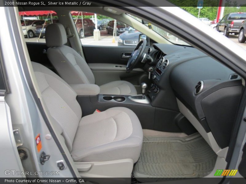 Silver Ice Metallic / Gray 2008 Nissan Rogue SL