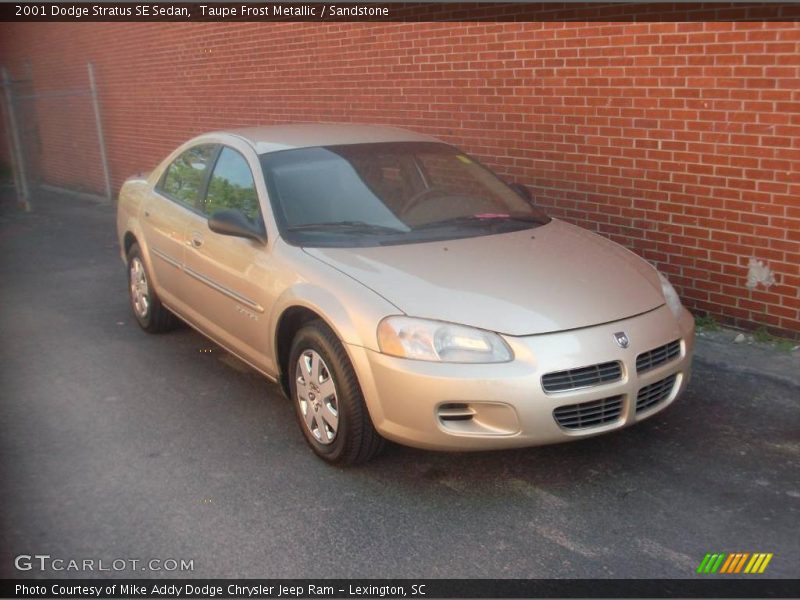 Taupe Frost Metallic / Sandstone 2001 Dodge Stratus SE Sedan