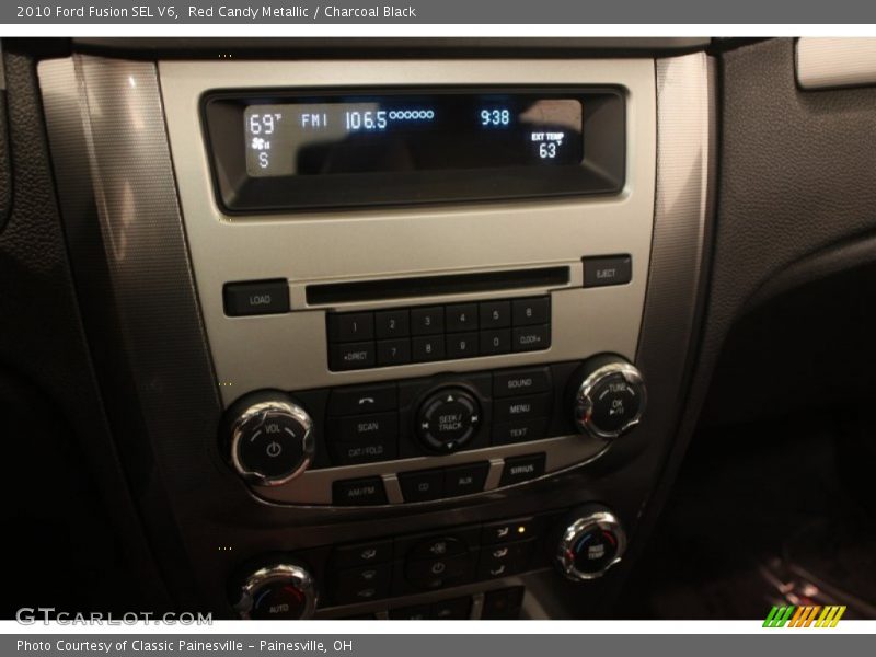 Red Candy Metallic / Charcoal Black 2010 Ford Fusion SEL V6