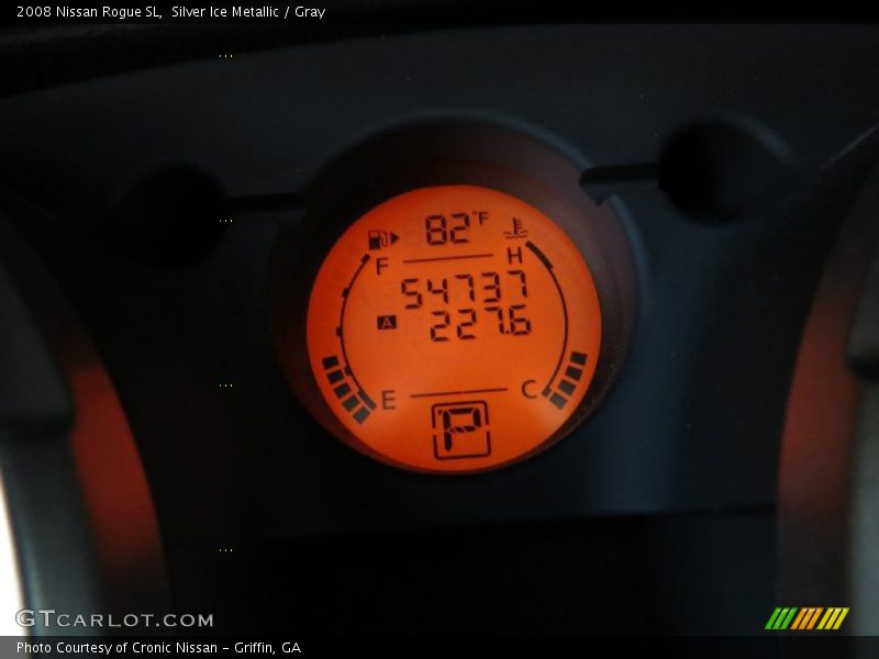 Silver Ice Metallic / Gray 2008 Nissan Rogue SL