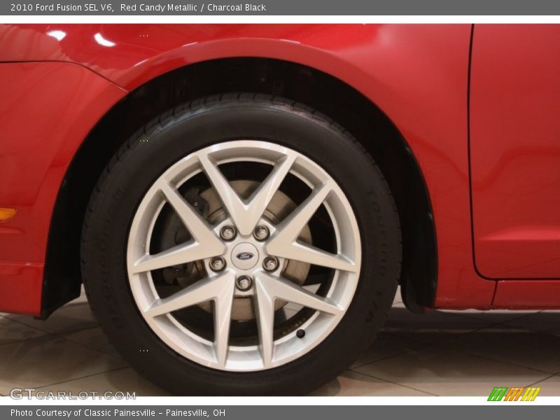Red Candy Metallic / Charcoal Black 2010 Ford Fusion SEL V6