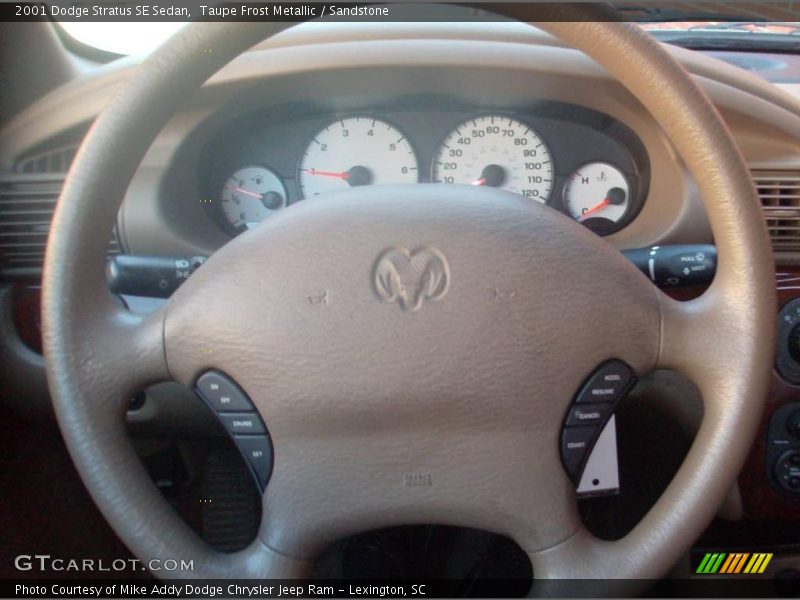 Taupe Frost Metallic / Sandstone 2001 Dodge Stratus SE Sedan