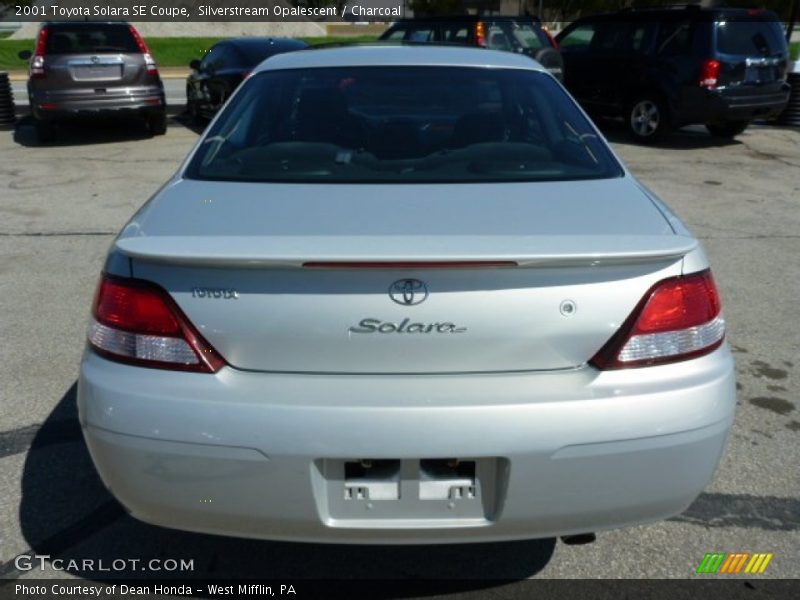 Silverstream Opalescent / Charcoal 2001 Toyota Solara SE Coupe